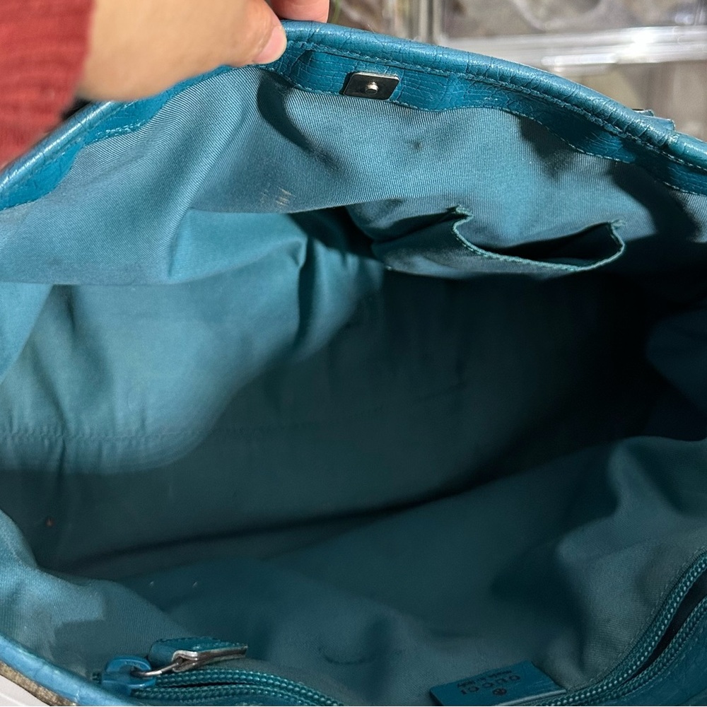 Authentic Gucci brown and Blue Tote Bag - Picture 8 of 8